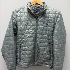 Patagonia Blue/Gray Quilted Jacket